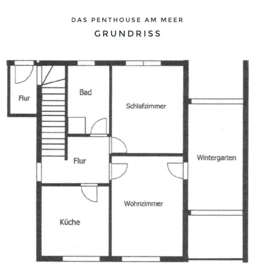 Das Penthouse Am Meer - Logenplatz An Der Foerde - Glücksburg Zewnętrze zdjęcie